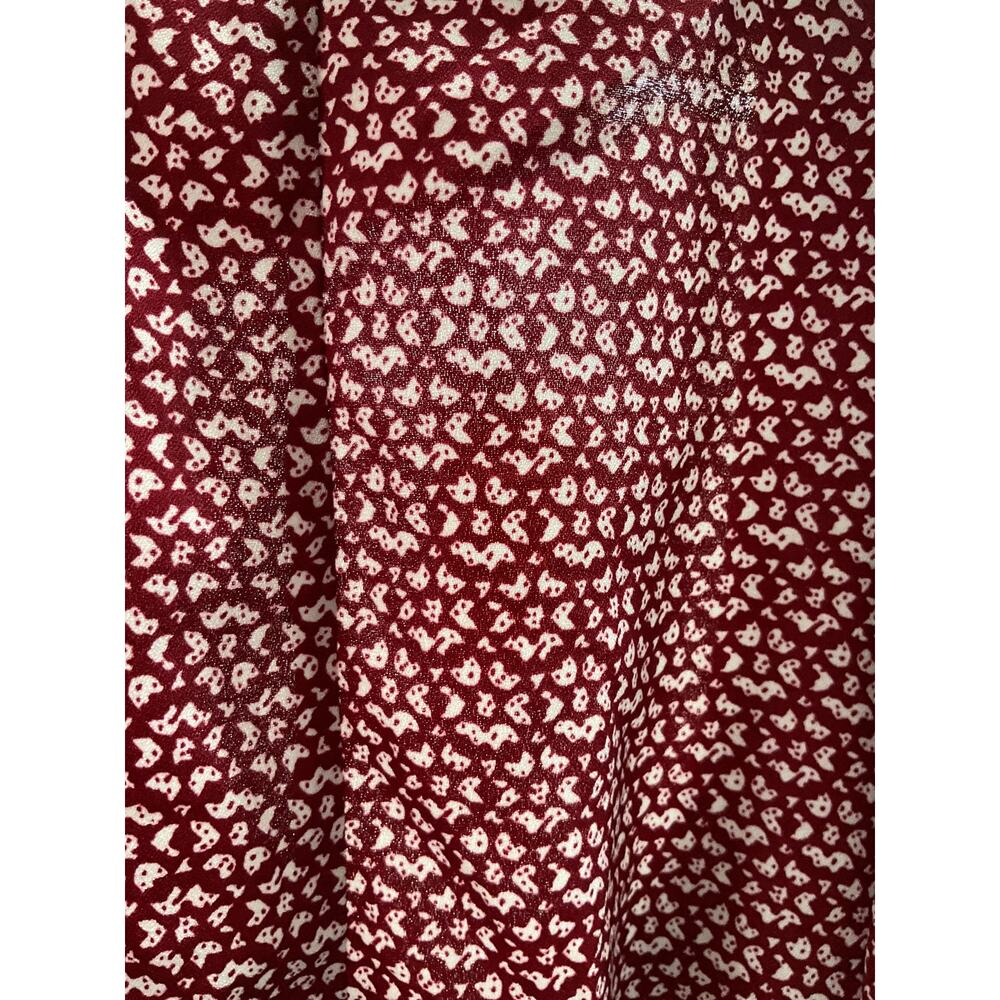 Catherines Red 3x Graphic Print Button-Up - image 4